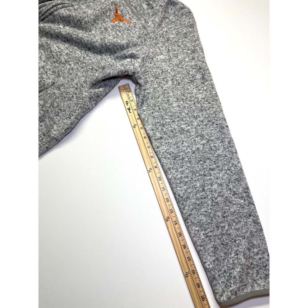 We Are Texas UT Austin Longhorns Fleece Jacket Womens 2XL Gray Full Zip Sweater - Picture 7 of 8